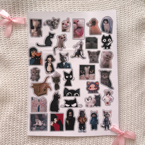 استیکر ضد آب گربه🐈✨🛍️